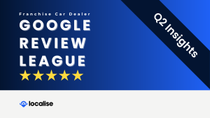 Q2 Franchise car dealer google review league insights